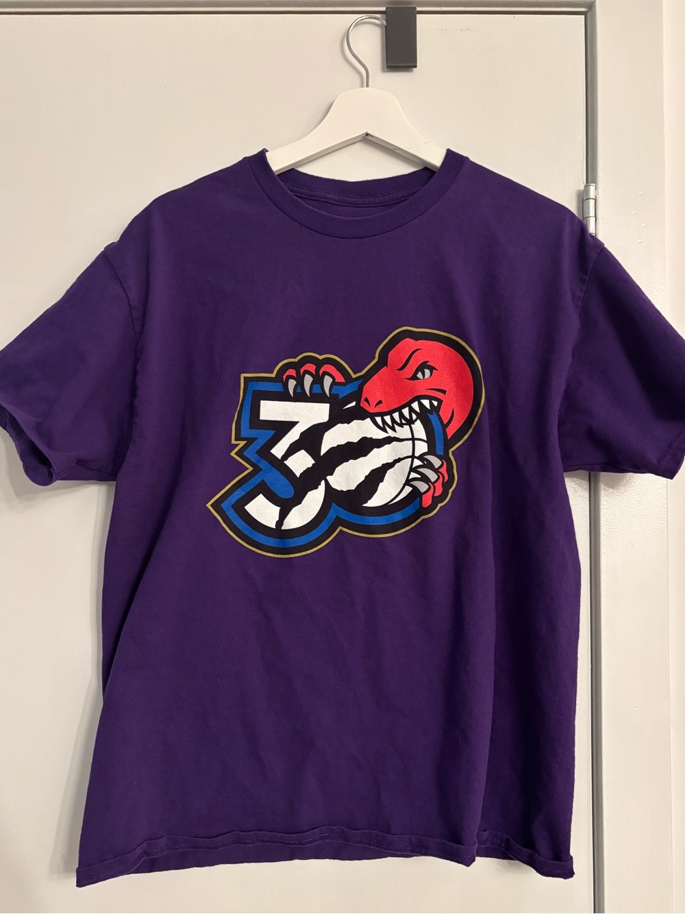 Raptors giveaway 30th shirt size Men’s L